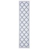 Safavieh Bermuda BMU810 Ivory / Charcoal 2' X 8' Runner Area Rug