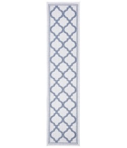 Safavieh Bermuda BMU810 Ivory / Charcoal 2' X 8' Runner Area Rug