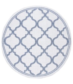 Safavieh Bermuda BMU810 Ivory / Charcoal 6'-7" X 6'-7" Round Area Rug