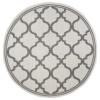 Safavieh Bermuda BMU810 Ivory / Grey 6'-7" X 6'-7" Round Area Rug