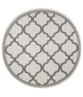 Safavieh Bermuda BMU810 Ivory / Grey 6'-7" X 6'-7" Round Area Rug