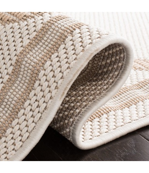 Safavieh Bermuda BMU810 Ivory / Beige 2' X 6' Runner Area Rug
