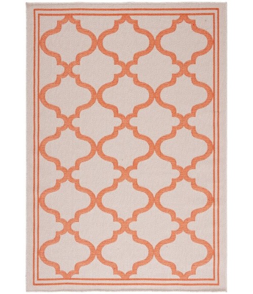 Safavieh Bermuda BMU810 Ivory / Rust 6'-7" X 9'-2" Rectangle Area Rug