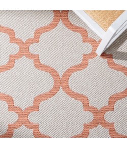 Safavieh Bermuda BMU810 Ivory / Rust 6'-7" X 6'-7" Square Area Rug