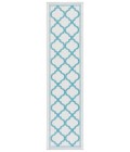 Safavieh Bermuda BMU810 Beige / Aqua 2' X 8' Runner Area Rug