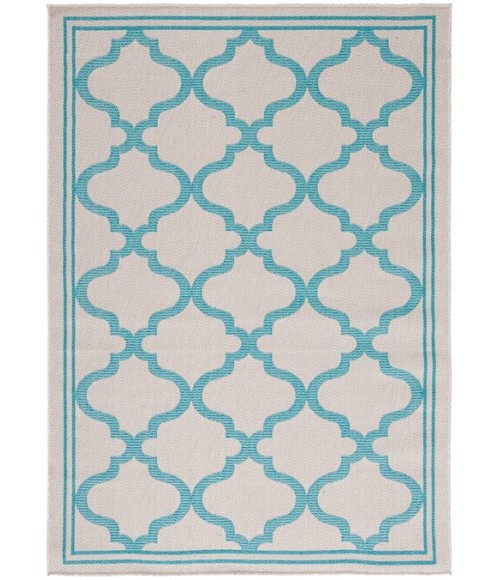Safavieh Bermuda BMU810 Beige / Aqua 6'-7" X 9'-2" Rectangle Area Rug