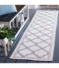 Safavieh Bermuda BMU810 Ivory / Blue 2' X 8' Runner Area Rug
