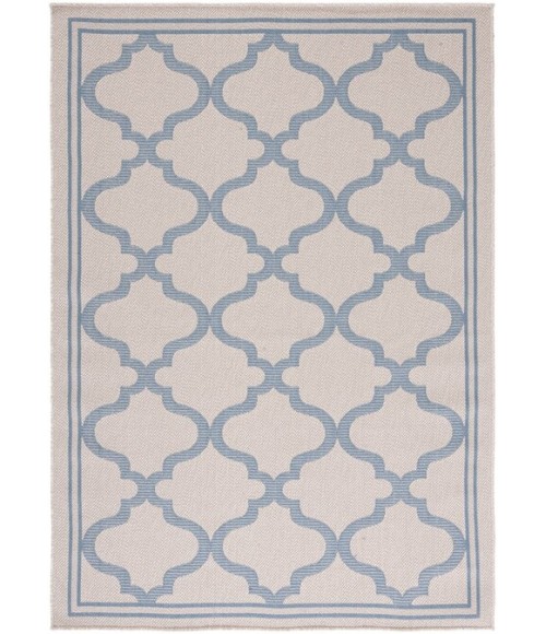 Safavieh Bermuda BMU810 Ivory / Blue 3' X 5' Rectangle Area Rug