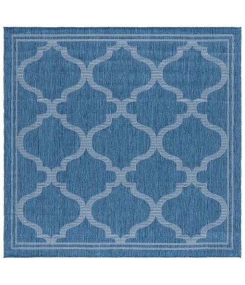 Safavieh Bermuda BMU810 Navy 6'-7" X 6'-7" Square Area Rug