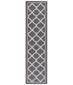 Safavieh Bermuda BMU810 Grey / Brown 2' X 8' Runner Area Rug