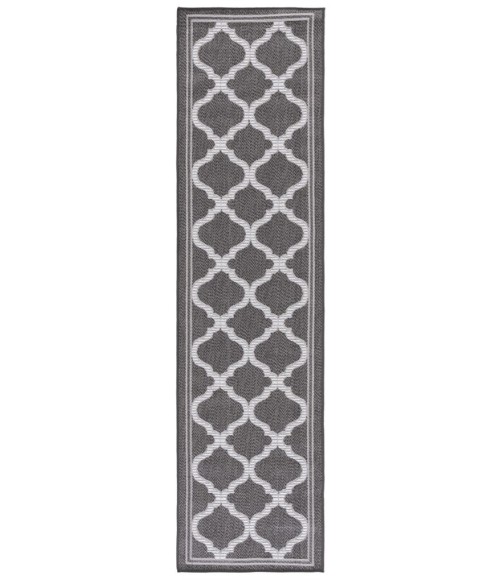 Safavieh Bermuda BMU810 Grey / Brown 2' X 8' Runner Area Rug