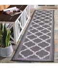 Safavieh Bermuda BMU810 Grey / Brown 2' X 8' Runner Area Rug