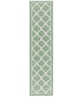 Safavieh Bermuda BMU810 Green / Ivory 2' X 8' Runner Area Rug