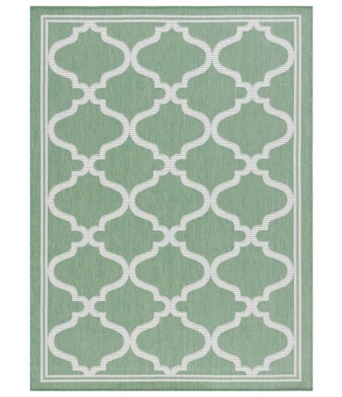 Safavieh Bermuda BMU810 Green / Ivory 5'-3" X 7'-6" Rectangle Area Rug