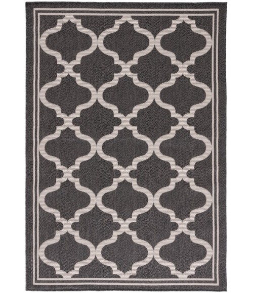 Safavieh Bermuda BMU810 Charcoal / Ivory 3' X 5' Rectangle Area Rug