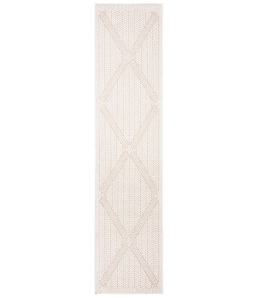 Safavieh Bermuda Area Rug BMU811A-214 Safavieh Bermuda BMU811 Cream / Beige 2' X 14' Runner Area Rug