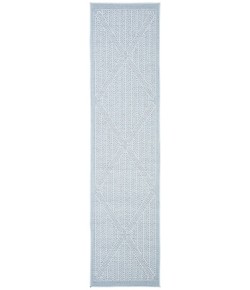 Safavieh Bermuda BMU811 Light Blue / Ivory 2' X 10' Runner Area Rug
