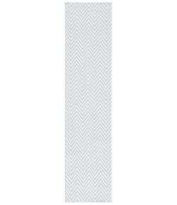 Safavieh Bermuda BMU812 Light Blue / Cream 2' X 8' Runner Area Rug