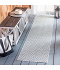 Safavieh Bermuda BMU812 Light Blue / Cream 2' X 8' Runner Area Rug