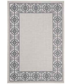 Safavieh Bermuda BMU815 Ivory / Charcoal 5'-3" X 7'-6" Rectangle Area Rug