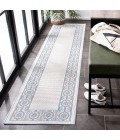 Safavieh Bermuda BMU815 Ivory / Light Blue 2' X 8' Runner Area Rug