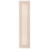 Safavieh Bermuda BMU815 Ivory / Beige 2' X 6' Runner Area Rug