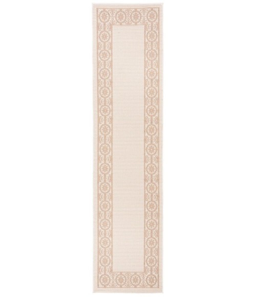 Safavieh Bermuda BMU815 Ivory / Beige 2' X 8' Runner Area Rug