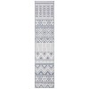 Safavieh Bermuda BMU818 Cream / Navy 2' X 12' Runner Area Rug