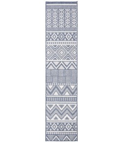 Safavieh Bermuda BMU818 Navy / Creme 2' X 8' Runner Area Rug