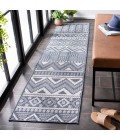 Safavieh Bermuda BMU818 Navy / Creme 2' X 8' Runner Area Rug