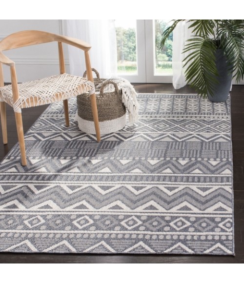 Safavieh Bermuda BMU818 Navy / Creme 9' X 12' Rectangle Area Rug
