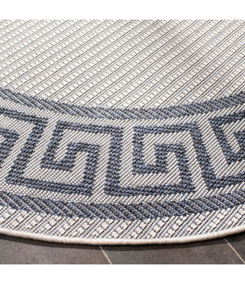 Safavieh Bermuda BMU820 Ivory / Blue 9' X 12' Rectangle Area Rug