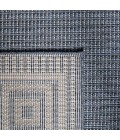 Safavieh Bermuda BMU820 Dark Blue / Ivory 8' X 8' Round Area Rug
