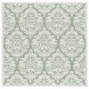 Safavieh Bermuda BMU821 Ivory / Green 6'-7" X 6'-7" Square Area Rug