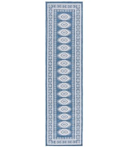 Safavieh Bermuda BMU827 Navy / Ivory 2' X 8' Runner Area Rug