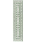Safavieh Bermuda BMU827 Green / Ivory 2' X 8' Runner Area Rug
