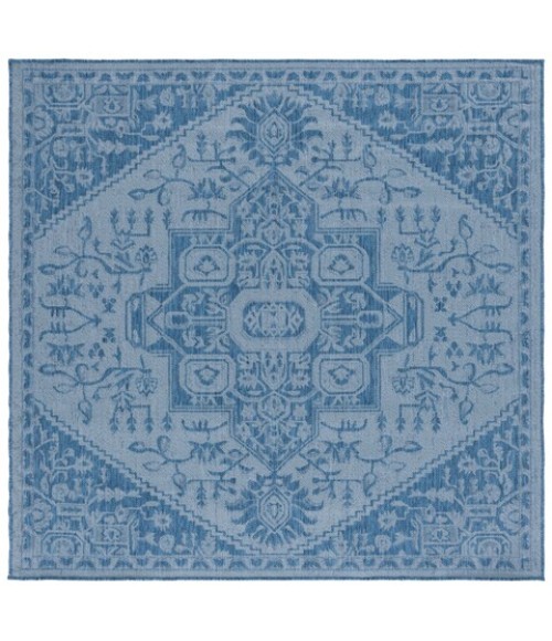 Safavieh Bermuda BMU841 Navy 6'-7" X 6'-7" Square Area Rug