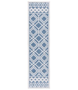 Safavieh Bermuda BMU874 Navy / Ivory 2' X 8' Runner Area Rug
