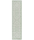 Safavieh Bermuda BMU885 Green / Ivory 2' X 8' Runner Area Rug