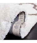Safavieh Barcelona Shag BSG319 Ivory / Silver 2'-3" X 7' Runner Area Rug
