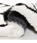 Safavieh Barcelona Shag BSG319 Ivory / Black 2' X 3' Accent Area Rug
