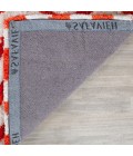 Safavieh Barcelona Shag BSG320 Ivory / Rust 2'-3" X 7' Runner Area Rug