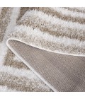 Safavieh Border & Stripe Shag BSP251 Ivory / Beige 5'-3" X 7'-6" Rectangle Area Rug