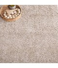 Safavieh Border & Stripe Shag BSP251 Beige / Ivory 5'-3" X 7'-6" Rectangle Area Rug