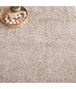 Safavieh Border & Stripe Shag BSP251 Beige / Ivory 5'-3" X 7'-6" Rectangle Area Rug