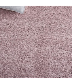 Safavieh Border & Stripe Shag BSP251 Pink / Ivory 2'-2" X 8' Runner Area Rug