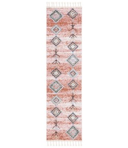 Safavieh Chapel Pink / Turquoise CHP402 2 ft. 2 in. X 8 ft. Runner Rug