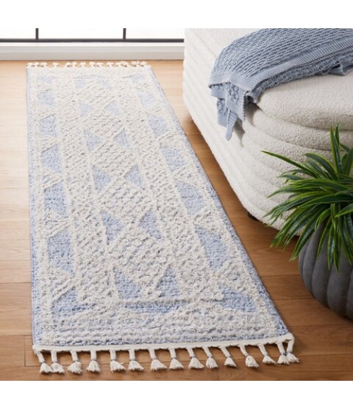 Safavieh Chapel Blue / Ivory CHP404 2 ft. 2 in. X 8 ft. Runner Rug