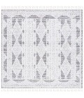 Safavieh Chapel Black / Ivory CHP404 6 ft. 7 in. X 6 ft. 7 in. Square Rug