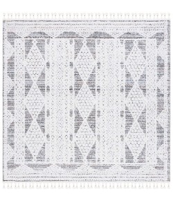 Safavieh Chapel Black / Ivory CHP404 6 ft. 7 in. X 6 ft. 7 in. Square Rug